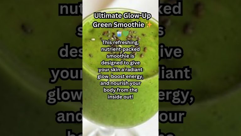 Get The Ultimate Glow-Up Green Smoothie Recipe!