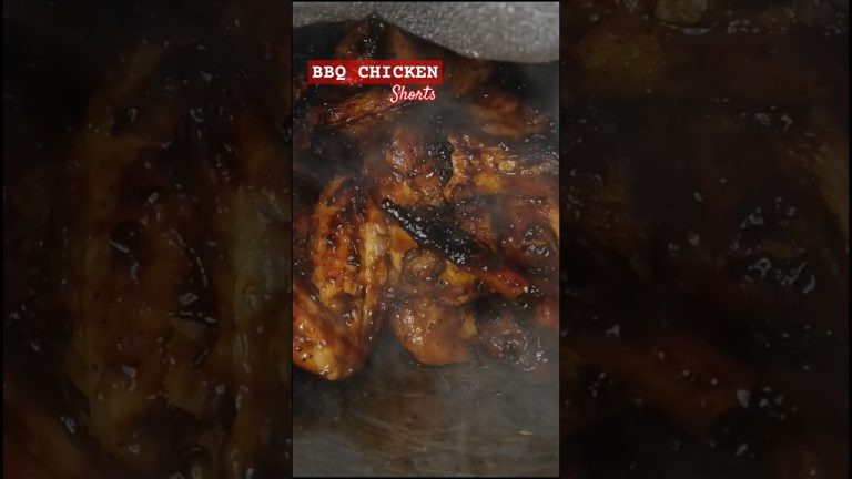 BBQ CHICKEN #shorts #bbqchickenwings #potatosalad #sauteedvegetables #homemade #food #bbq