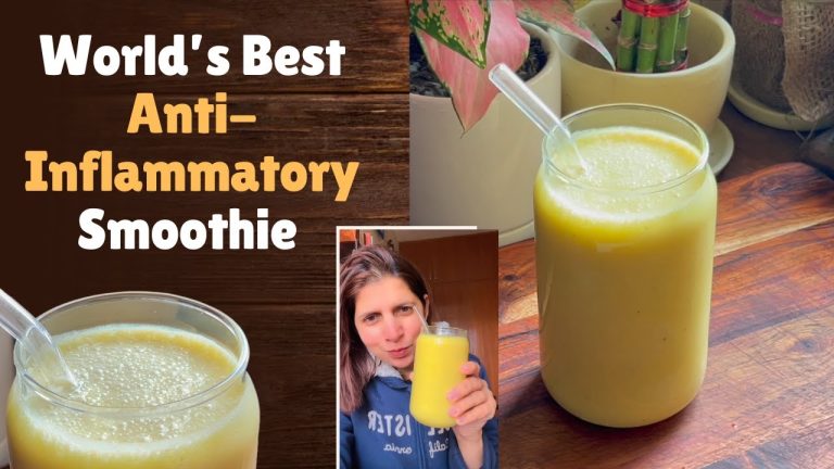 Best Anti Inflammatory Breakfast Smoothie Recipe for Weight Loss | Boost Digestion & Gut Health