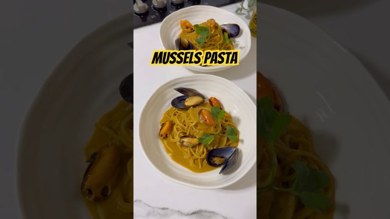 The Best Mussels Pasta Recipe  #recipe #cooking #pasta