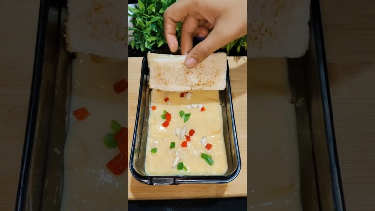 Easy Bread Malai Custard Recipe | bread Malai custard | desserts recipes #shorts #bread #recipe