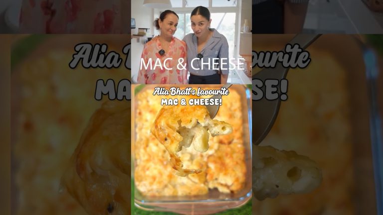 Trying Alia Bhatt’s Mac n Cheese recipe! #aliabhatt #macncheese #pasta #recipes Recipe in comments.