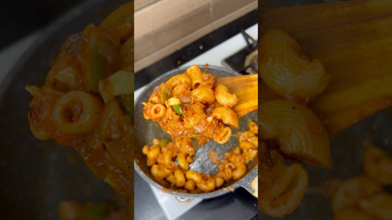 💢💥Quick and easy Red Pasta 😋😍 | without sauce 🤩 | #reels #shorts #recipe