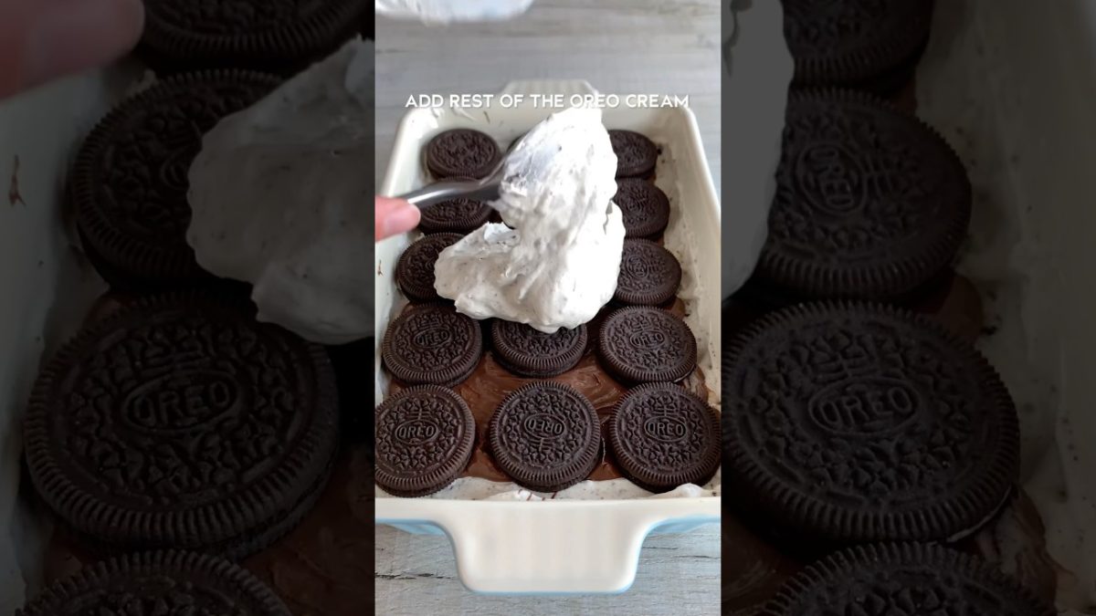 Oreo & Nutella Lasagna!?