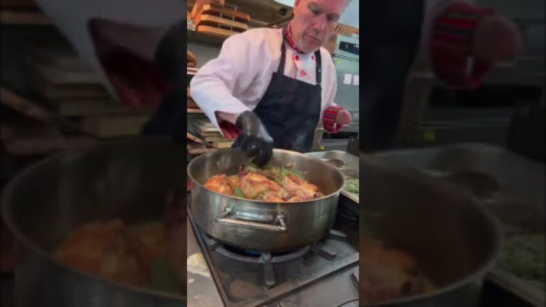 Braising Berkshire Pork Shanks #shorts