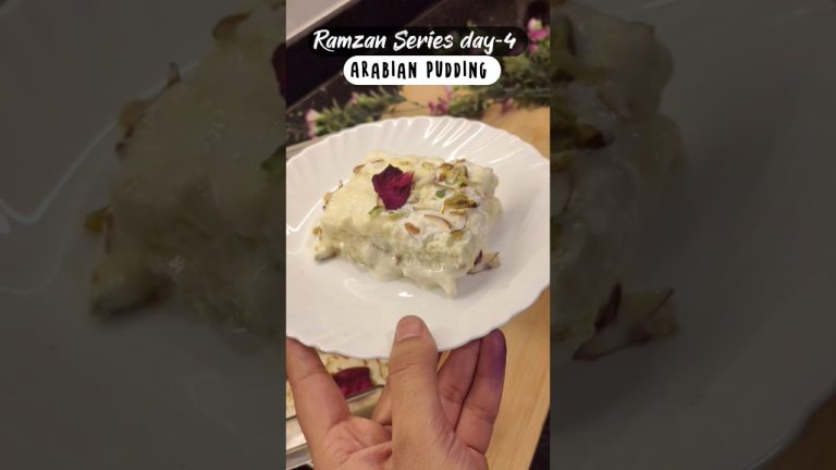 Ramzan Series day-4 | Arabian pudding Recipe 😋#trending #recipe #viralvideo #ramzanspecial #arabian