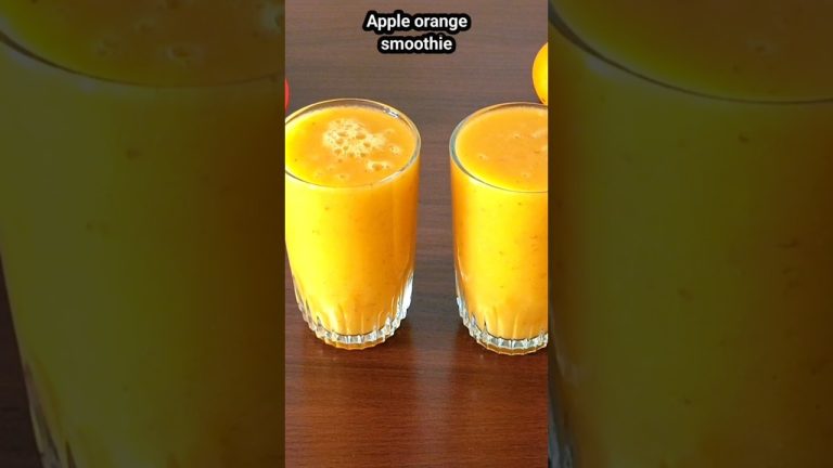 Apple Orange Smoothie | #shortsfeed #shorts #shortsvideo