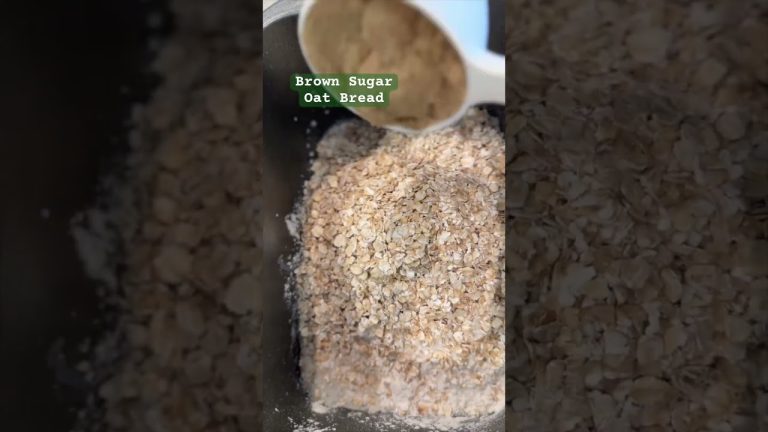 Easy Bread Maker Machine Recipe! Brown Sugar Oat Bread #recipe