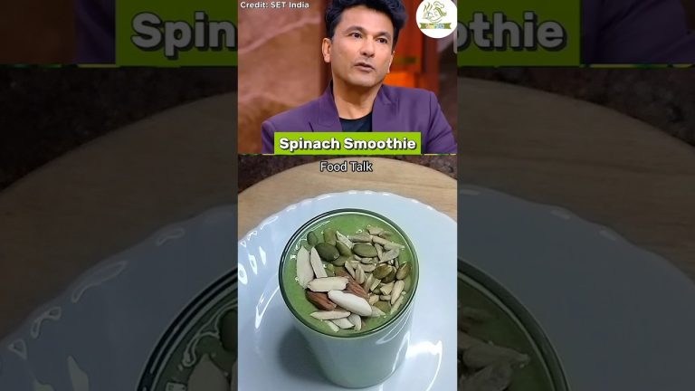 MasterChef Vikas Khanna's Favourite Spinach Banana Smoothie #shorts #shortvideo