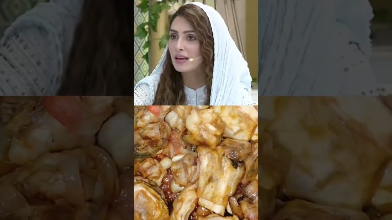 😮Ayeza Khan ko apni Saas ki kon si dish pasand hai?How to make Paya in cooker #shorts​ #ytshorts