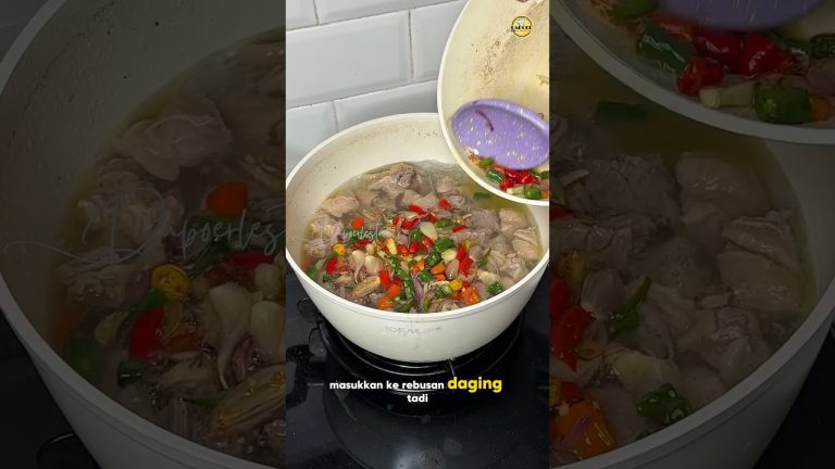 Resep asem asem daging sapi Yang seger seger buat buka puasa #asemasem #masakanberkuah #resepharian