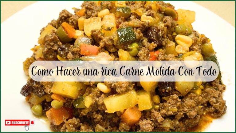 Picadillo cubano con Carne Molida! Picadillo a la habanera.