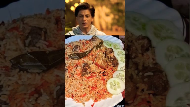 Shah Rukh Khan's Favorite Biryani Recipe #biryani #shahrukh #food #trending #shorts