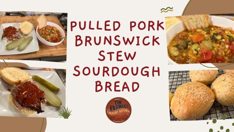 Pulled Pork, Brunswick Stew, Sourdough Bread and Alpha Gal Info (#1301)