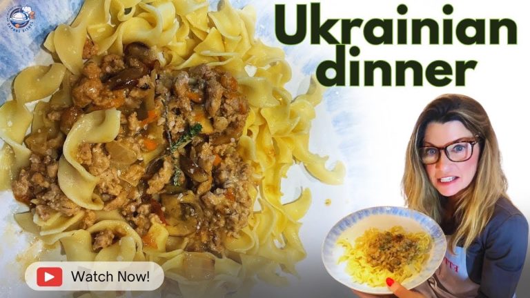 Ukrainian Dishes | Honey Cookies & Pork Stroganoff