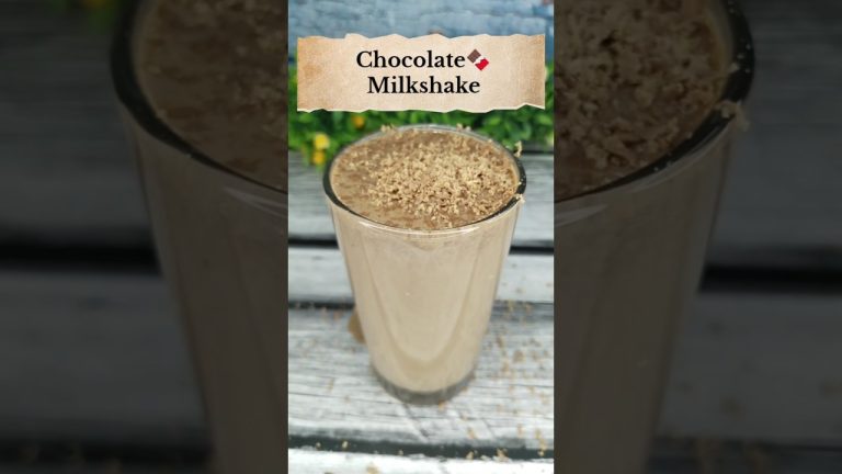 Chocolate🍫 Milkshake 🔥!! #shorts