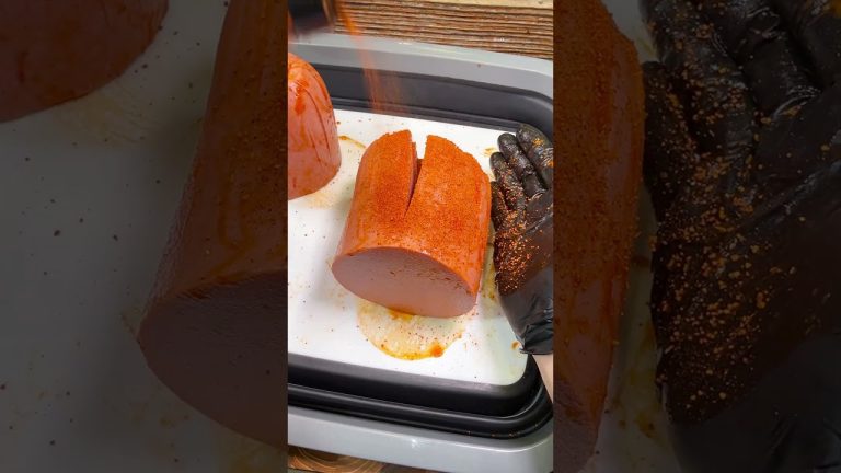 Smoked Bologna 👀 Recipe: cookingintheyard.com #bbqmeat  #easyrecipe  #bologna #smoker  #bbq