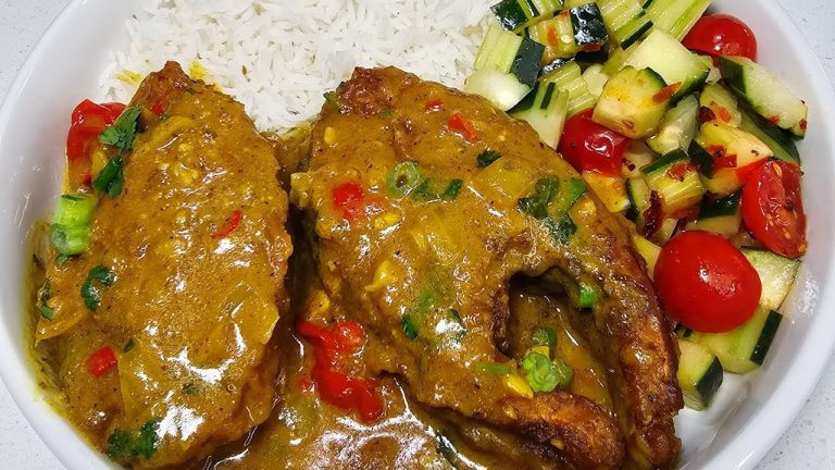🇬🇾 Coconut curried fish & shrimp using  the same recipe | fish & shrimp curry recipe
