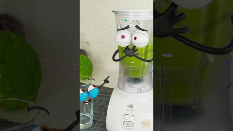 Smoothie SABOTAGE! 💥 Blender & Glass's Epic Veggie War!