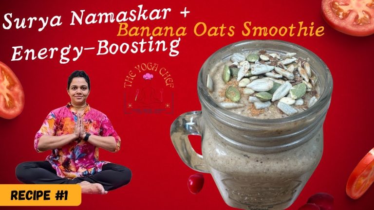 Do THIS Every Morning! Surya Namaskar & a Power Smoothie for Energy