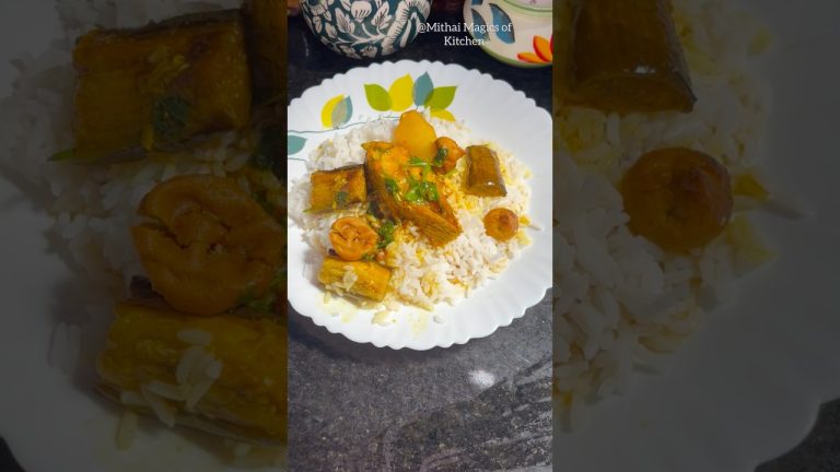 Lunchthali-র ঢ‍্যালা মাছের ঝোল রেসিপি #viralvideo #trending #shorts #shortvideo #fish #recipe #food