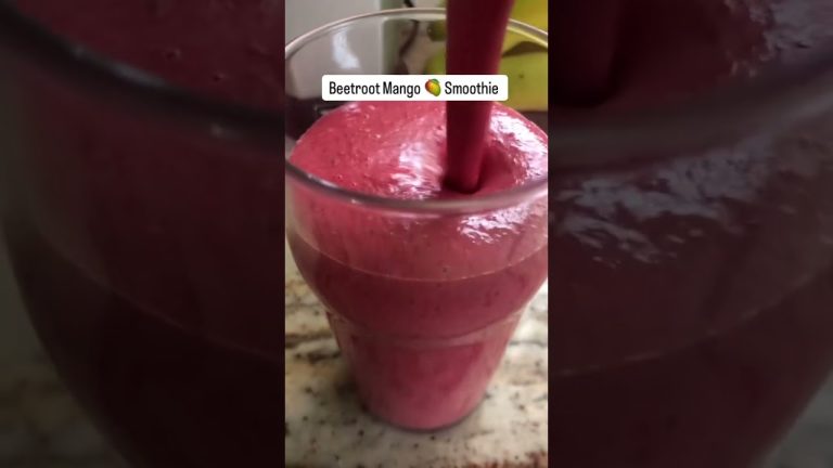 Beetroot Mango Smoothie. Alright #kimpau adiks~don’t forget to taking care of yourself.Eat healthy.