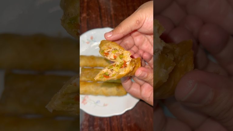 Spring Rolls Recipe #tfskitchen #shortsfeed #springroll #ramadan #iftar #viral