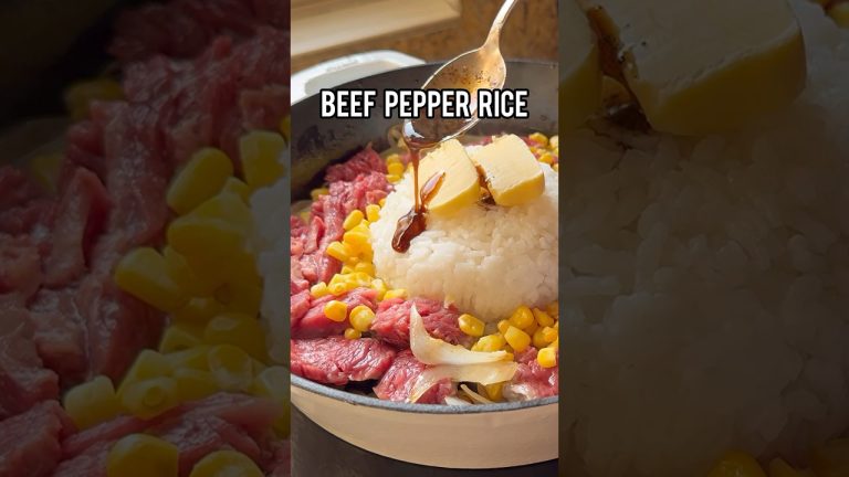 Beef Pepper Rice (Pepper Lunch copycat)