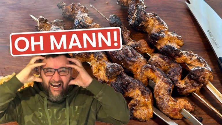 Fleisch SPIESSE RIB FINGER SPIEßE vom Grill — Klaus grillt