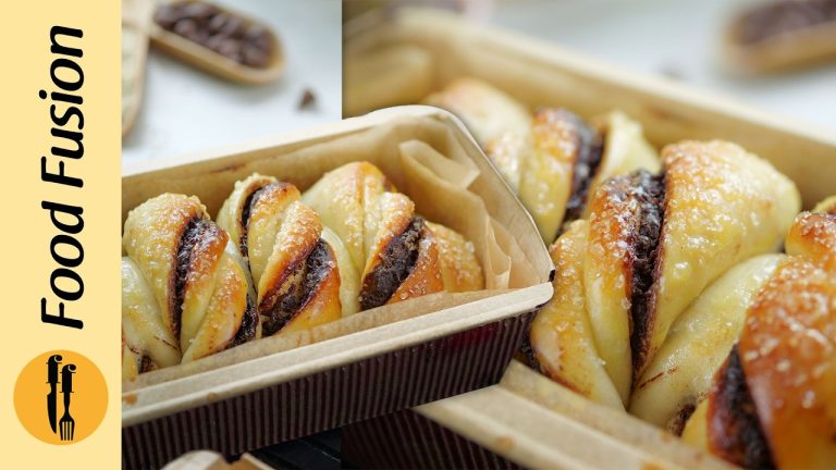 Chocolate Puff Rolls Bread Ramadan Special Recipe by Food Fusion