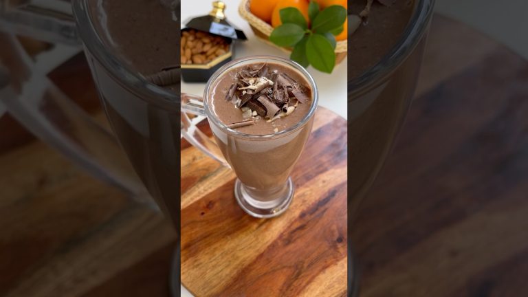Weightloss Chocolate Makhana smoothie #recipe #chocolate #smoothie #breakfast