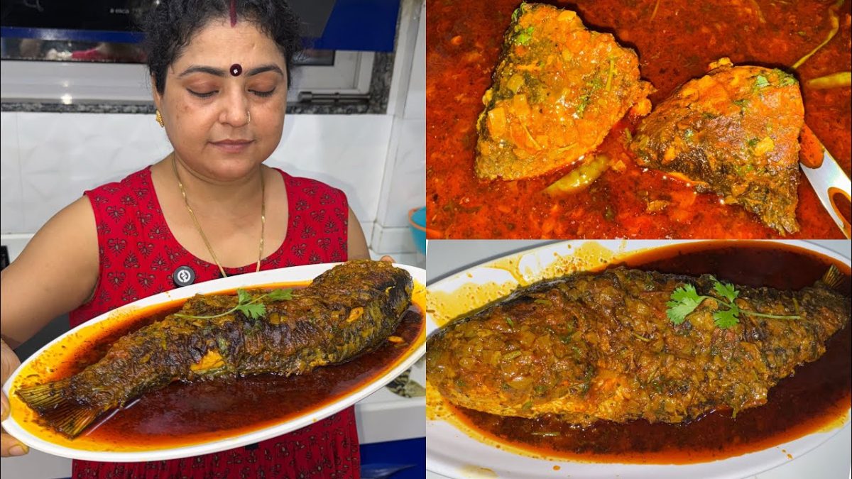 SPICY SPICY WHOLE FISH CURRY AND FISH HEAD CURRY RECIPE 🔥🌶️🥵 @MaddyMummy