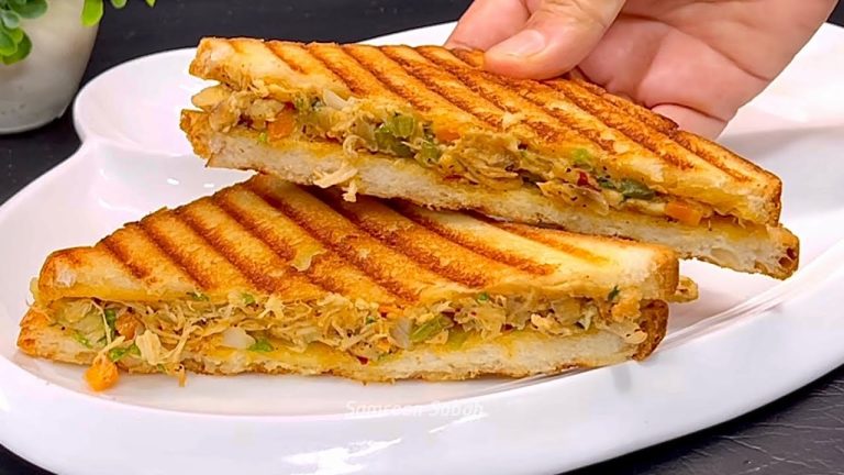 Chicken Sandwich Recipe | Chicken Cheese Sandwich Recipe | Chicken Recipe
