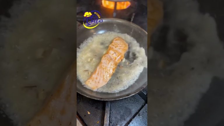 Garlic Butter Salmon Recipe's.😋#shorts #seafood #recipes #cooking #food #chef