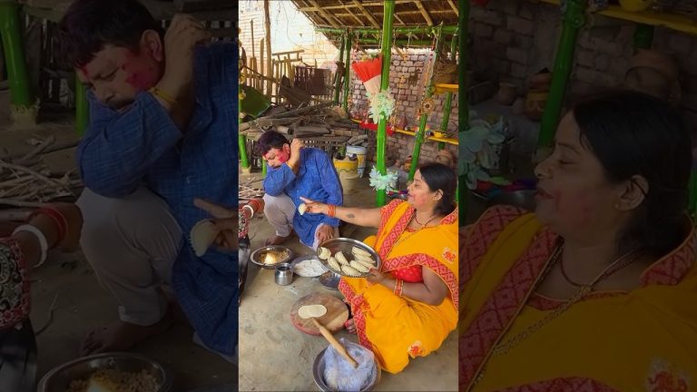 Traditional  Gujiya Recipe #shortvideo #holi #anitajikakitchen