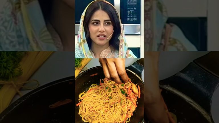 😮Ushna shah ki secret Ramzan Recipe|how to make pasta| #shorts #youtubeshorts #viralvideo
