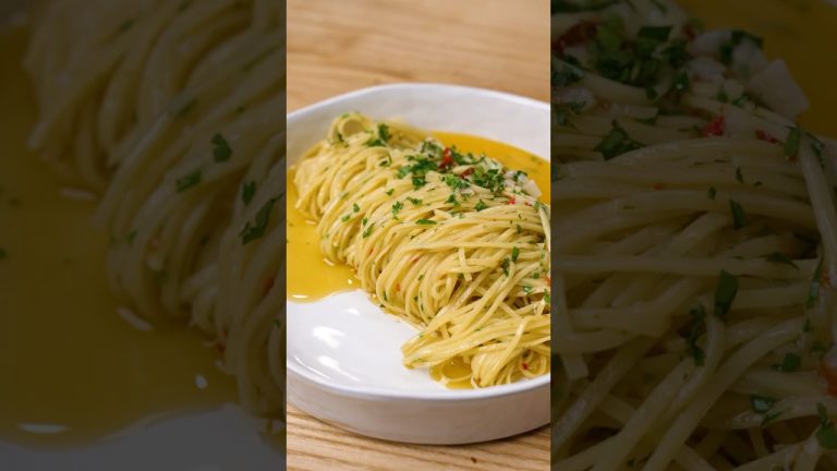 SPAGHETTI Aglio E Olio – in unter 8 MINUTEN 🍝