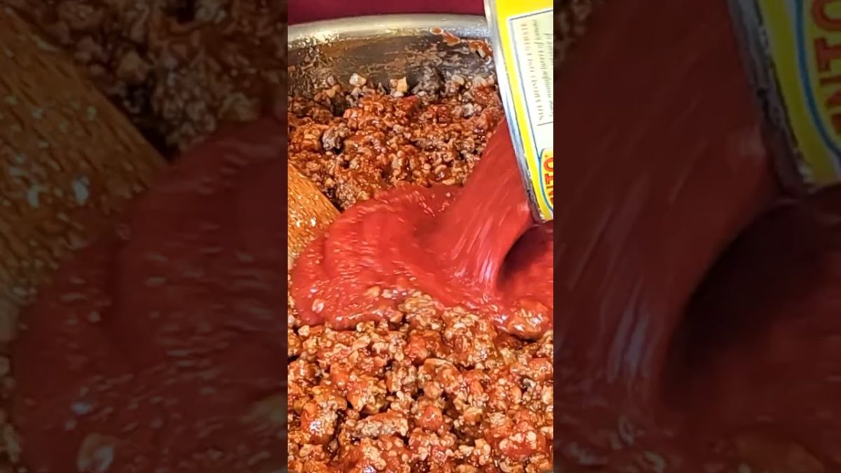 Spaghetti & Meat Sauce Recipe | Better Than Takeout!#spaghetti #shorts, #foodie