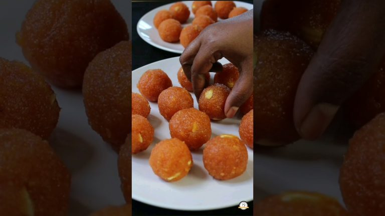 30 நிமிடத்துக்குள் செம்ம டேஸ்டா Motichoor லட்டு செய்யலாமா 👌 | Quick and easy motichoor laddu