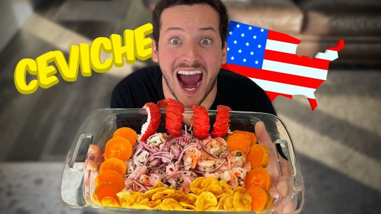 Me Fui a USA y Preparé un Ceviche Peruano ¡Usamos productos Importados!