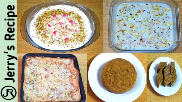 4 Delicious Ramadan Dessert Recipes | Eid Special By Jerry's Recipe