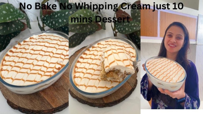 Just 10 mins No Whipping Cream,No bake Easy Dessert   | Banana Pudding