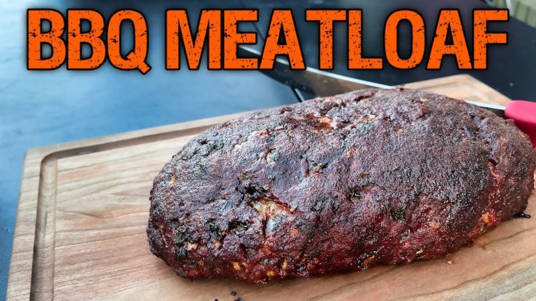 Smoked BBQ Meatloaf Recipe & How To