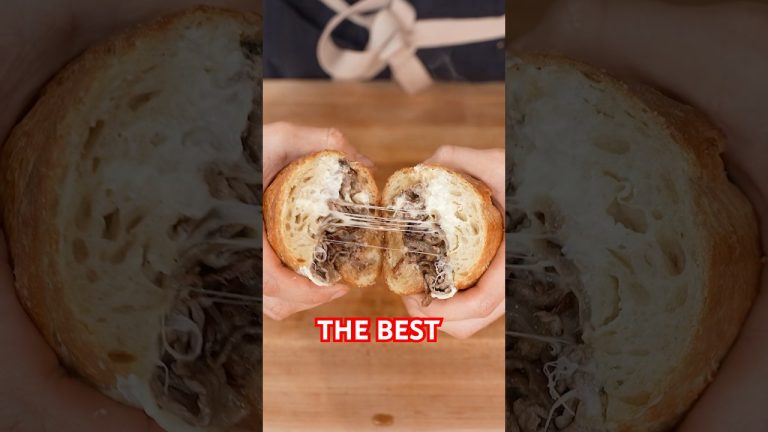 The BEST Philly Cheesesteak At home