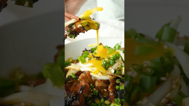 삼겹살 차슈 덮밥 레시피