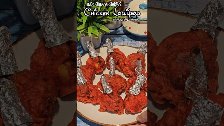 Easy Chicken Lollipop Recipe | How to Make Crispy & Spicy Chicken Lollipop #shorts #chickenlollipop