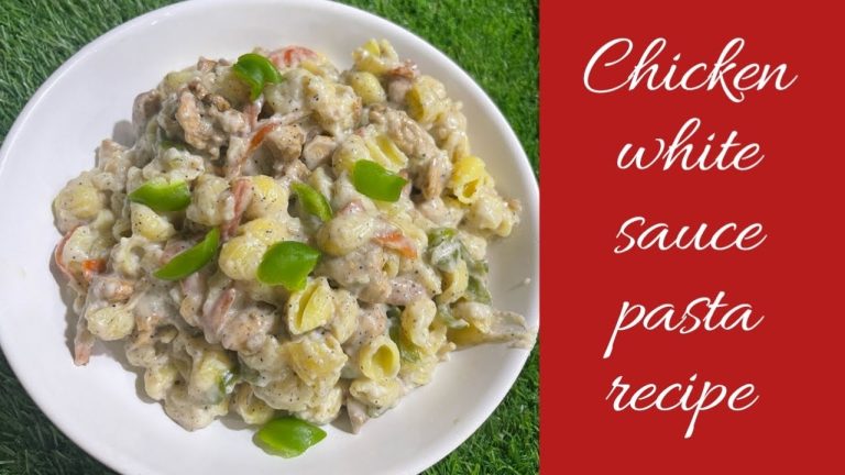 Chicken White Sauce Pasta Recipe |  Easy and Quick Pasta Recipe with zumar cooking