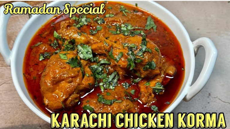 Ramadan Special Karachi Chicken Korma | Different tasty chicken recipe | Chicken korma recipe
