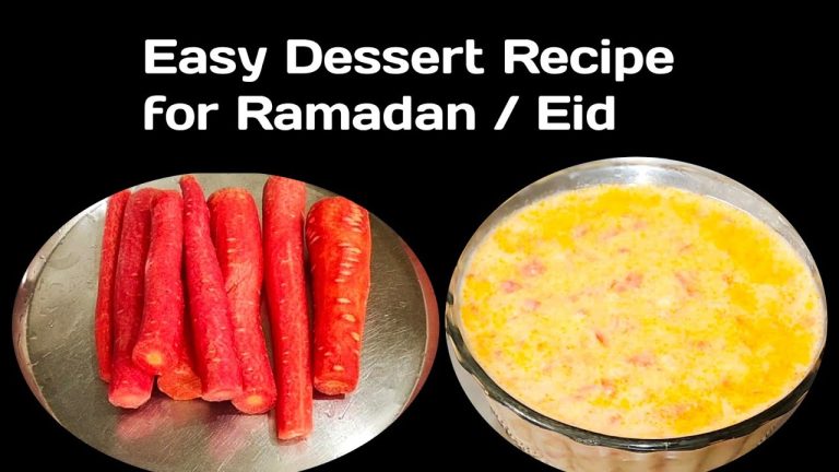 Easy Dessert Recipe for Iftar / Ramadan Recipes / Eid Dessert Recipe/Gajar ki Kheer / Gajrela Recipe