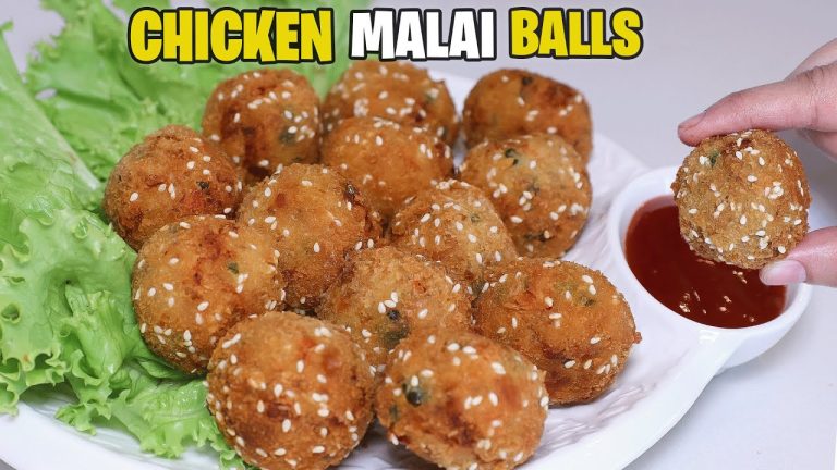 Ramadan Special Chicken Malai Balls Recipe l Iftar Recipe By Kitchen With Amna